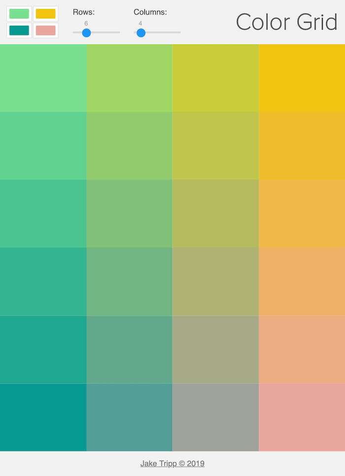 Color Grid screenshot